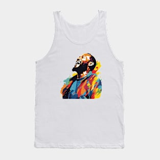 Marvin Gaye pop art Tank Top